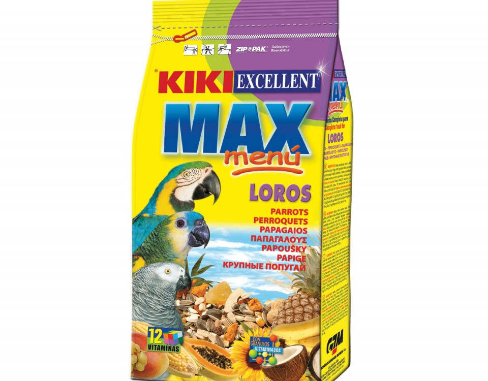 فروش غذای طوطی کی کی (Kiki Excellent Max Menu Food For Parrots)